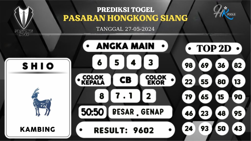 https://prediksibosskan.com/prediksi-boss-togel-hk-siang-senin-27-mei-2024/