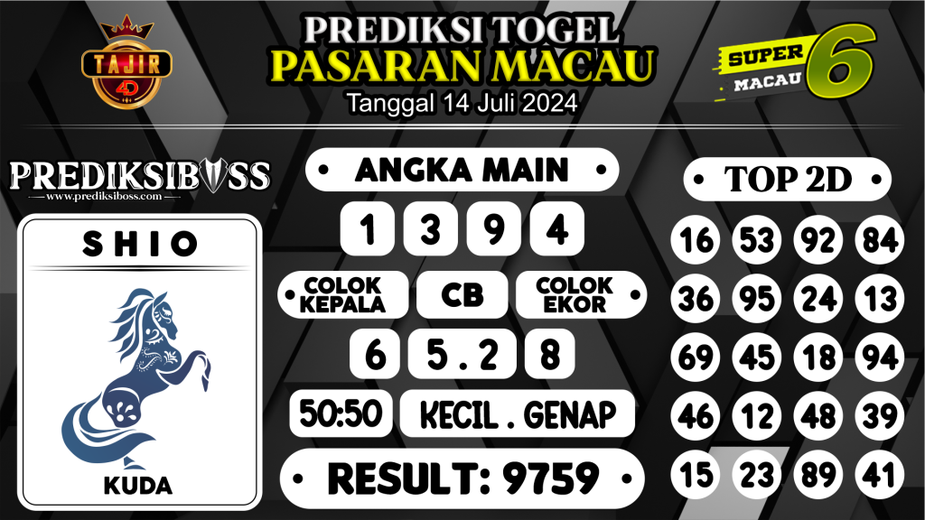 https://prediksibosskan.com/prediksi-boss-togel-macau-minggu-14-juli-2024/