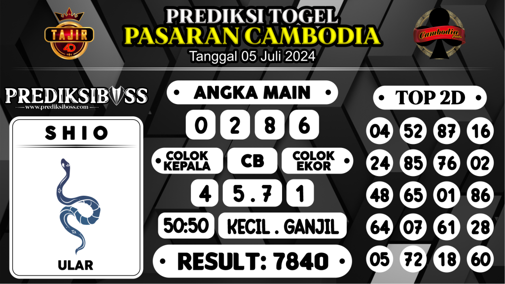 https://prediksibosskan.com/prediksi-boss-togel-cambodia-jumat-05-juli-2024/