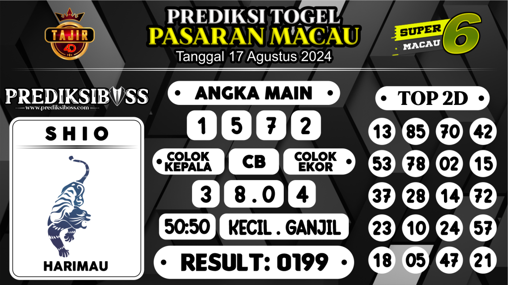 https://prediksibosskan.com/prediksi-boss-togel-macau-sabtu-17-agustus-2024/